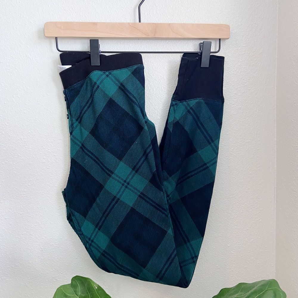 Old Navy Blue Christmas Plaid Pj Bottoms